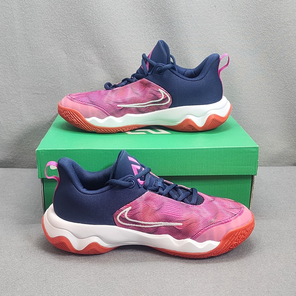 Nike Giannis Immortality 4 SE Picante Red Midnight Navy Kids 5.5Y IH7662-600